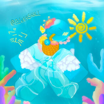 Art of another Roblox Oc